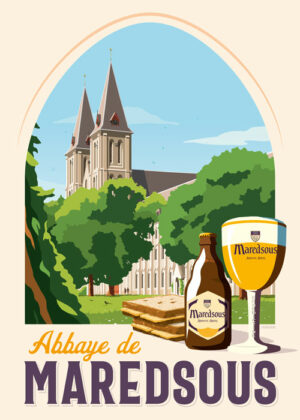 Affiche Abdij van Maredsous