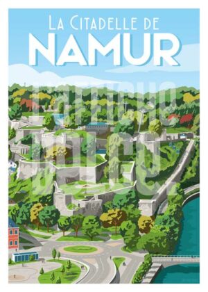 Affiche La Citadelle de Namur